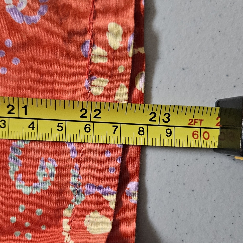 Red Floral Shapes Full Sleeve Top - Picture 6 of 8